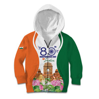 Jai Hind India Kid Hoodie Happy 80th Independence Day