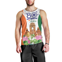 Jai Hind India Men Tank Top Happy 80th Independence Day