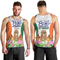 Jai Hind India Men Tank Top Happy 80th Independence Day