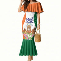 Jai Hind India Mermaid Dress Happy 80th Independence Day