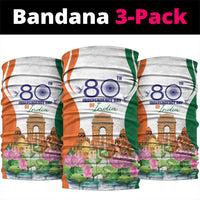 Jai Hind India Neck Gaiter Happy 80th Independence Day