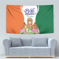 Jai Hind India Tapestry Happy 80th Independence Day