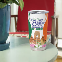 Jai Hind India Tumbler Cup Happy 80th Independence Day