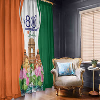 Jai Hind India Window Curtain Happy 80th Independence Day
