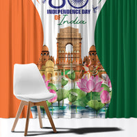 Jai Hind India Window Curtain Happy 80th Independence Day