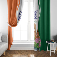 Jai Hind India Window Curtain Happy 80th Independence Day