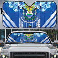 Viva El Salvador Auto Sun Shade Happy Independence Day - Wonder Print Shop