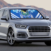 Viva El Salvador Auto Sun Shade Happy Independence Day - Wonder Print Shop