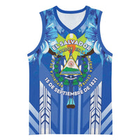 Viva El Salvador Basketball Jersey Happy Independence Day - Wonder Print Shop