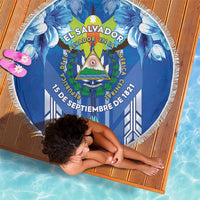 Viva El Salvador Beach Blanket Happy Independence Day - Wonder Print Shop