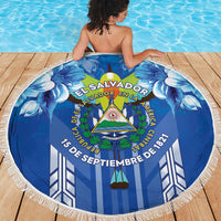 Viva El Salvador Beach Blanket Happy Independence Day - Wonder Print Shop