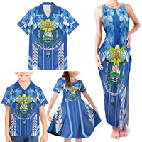 Viva El Salvador Family Matching Tank Maxi Dress and Hawaiian Shirt Happy Independence Day - Wonder Print Shop