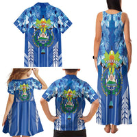 Viva El Salvador Family Matching Tank Maxi Dress and Hawaiian Shirt Happy Independence Day - Wonder Print Shop
