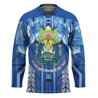 Viva El Salvador Hockey Jersey Happy Independence Day - Wonder Print Shop