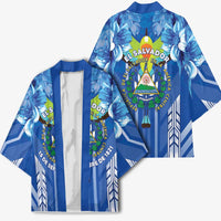 Viva El Salvador Kimono Happy Independence Day - Wonder Print Shop