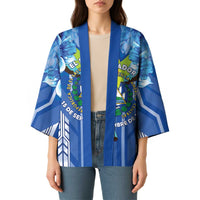 Viva El Salvador Kimono Happy Independence Day - Wonder Print Shop