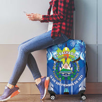 Viva El Salvador Luggage Cover Happy Independence Day - Wonder Print Shop