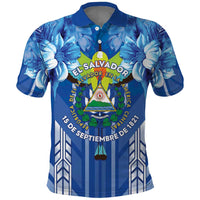 Viva El Salvador Polo Shirt Happy Independence Day - Wonder Print Shop