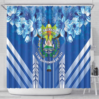 Viva El Salvador Shower Curtain Happy Independence Day - Wonder Print Shop