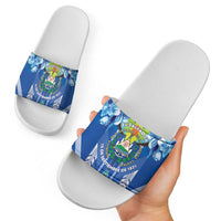 Viva El Salvador Slide Sandals Happy Independence Day - Wonder Print Shop