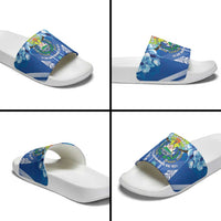 Viva El Salvador Slide Sandals Happy Independence Day - Wonder Print Shop