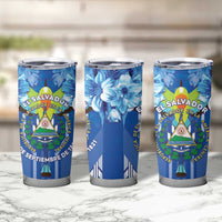 Viva El Salvador Tumbler Cup Happy Independence Day - Wonder Print Shop