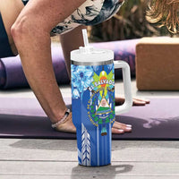 Viva El Salvador Tumbler With Handle Happy Independence Day - Wonder Print Shop
