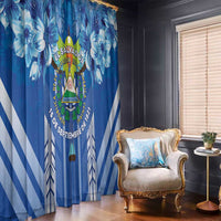 Viva El Salvador Window Curtain Happy Independence Day - Wonder Print Shop