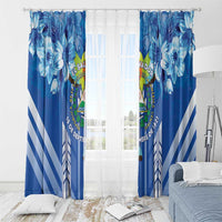 Viva El Salvador Window Curtain Happy Independence Day - Wonder Print Shop
