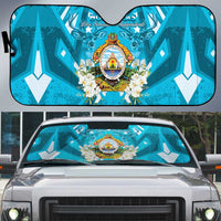 Honduras Independence Day Auto Sun Shade Coat Of Arms Special Style - Wonder Print Shop