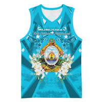 Honduras Independence Day Basketball Jersey Coat Of Arms Special Style - Wonder Print Shop