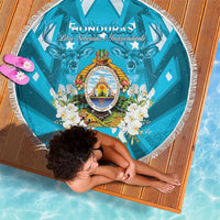 Honduras Independence Day Beach Blanket Coat Of Arms Special Style - Wonder Print Shop
