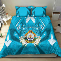 Honduras Independence Day Bedding Set Coat Of Arms Special Style - Wonder Print Shop