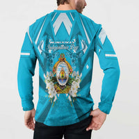 Honduras Independence Day Button Sweatshirt Coat Of Arms Special Style - Wonder Print Shop