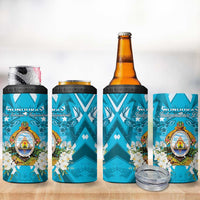 Honduras Independence Day 4 in 1 Can Cooler Tumbler Coat Of Arms Special Style - Wonder Print Shop