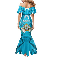 Honduras Independence Day Family Matching Mermaid Dress and Hawaiian Shirt Coat Of Arms Special Style - Wonder Print Shop