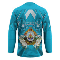 Honduras Independence Day Hockey Jersey Coat Of Arms Special Style - Wonder Print Shop