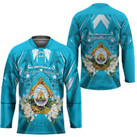 Honduras Independence Day Hockey Jersey Coat Of Arms Special Style - Wonder Print Shop