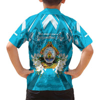 Honduras Independence Day Kid Hawaiian Shirt Coat Of Arms Special Style - Wonder Print Shop