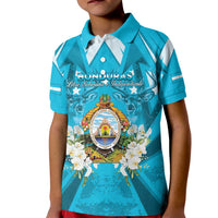 Honduras Independence Day Kid Polo Shirt Coat Of Arms Special Style - Wonder Print Shop