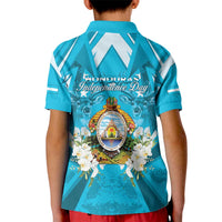 Honduras Independence Day Kid Polo Shirt Coat Of Arms Special Style - Wonder Print Shop