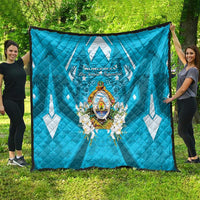 Honduras Independence Day Quilt Coat Of Arms Special Style - Wonder Print Shop