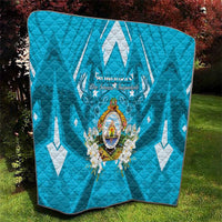 Honduras Independence Day Quilt Coat Of Arms Special Style - Wonder Print Shop