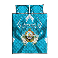 Honduras Independence Day Quilt Bed Set Coat Of Arms Special Style - Wonder Print Shop