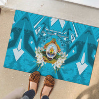 Honduras Independence Day Rubber Doormat Coat Of Arms Special Style - Wonder Print Shop