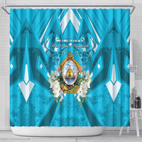 Honduras Independence Day Shower Curtain Coat Of Arms Special Style - Wonder Print Shop