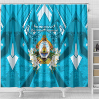 Honduras Independence Day Shower Curtain Coat Of Arms Special Style - Wonder Print Shop