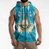Honduras Independence Day Sleeveless Zip Hoodie Coat Of Arms Special Style - Wonder Print Shop
