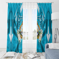 Honduras Independence Day Window Curtain Coat Of Arms Special Style - Wonder Print Shop