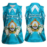 Honduras Independence Day Women Sleeveless Polo Shirt Coat Of Arms Special Style - Wonder Print Shop